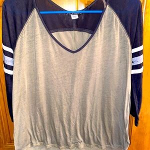 Billabong 3/4 sleeve shirt M